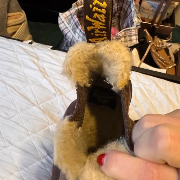 Dr. Martens Ankle Boots with Fur Lining - Picture 3 of 3